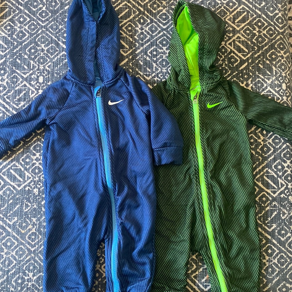 2 Nike Onesies (6 months)